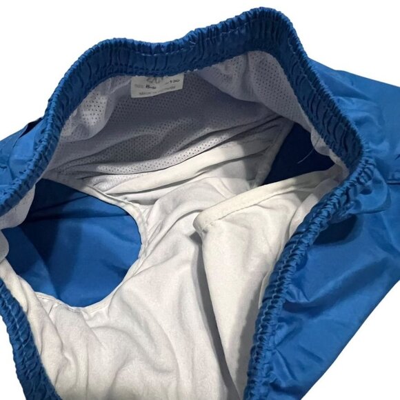 Zara 8-9Y Solid Blue Swim Trunks - Picture 5 of 6